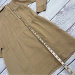 Tomas Maier Long Sleeve Shirt Dress Tan Size 6 Collared PullOver Classic Capsule Brown Photo 9
