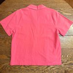 Jane Ashley Jane Ashely Casual Lifestyle Hot Pink Flip Flop Button Down Top Photo 1