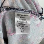 Woman Within  Floral Tank Top‎ Size 3X (30/32) Multicolor Tropical Casual Comfy Photo 5