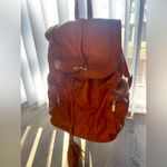 Cute brown tassel medium backpack Photo 4