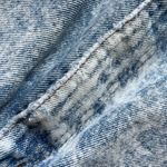 Bermuda 80s Chic Acid Washed Denim Length shorts longline denim short light wash Photo 6