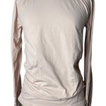 Gaiam  Medium Ruffle Sides Stitching Accented Long Sleeve Yoga Top Women’s Pink Photo 0