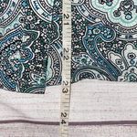 Notations petite paisley print button down blouse sz petite small Photo 10
