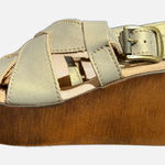 sbicca  Daytona gold metallic platform Wedge Sandals 8 nib Photo 0