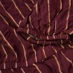 Old Navy Women's Maroon Striped Long Sleeve Dress Size M Photo 5