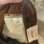 a.n.a NWT A New Approach Perfect Skinny Jeans Mid Rise Brown Snake Skin Photo 9
