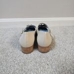 Frances Valentine Ivory Mary Jane Block Heel Shoes Size 7B Flower‎ Embellished Photo 6