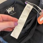 YITTY NWT  Spotlight Ruched‎ Leggings Black Sparkles Size 1X Photo 7