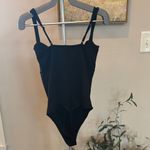 Good American Black Bodsuit Sweetheart Neckline Photo 2