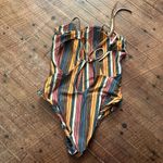 O'Neill O’Neill tropical coconutgirl striped open back one piece swimsuit Photo 1