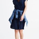 Madewell Brushstroke Diamond Synthetic Wrap Dress Photo 0