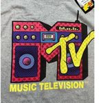 MTV women’s gray graphic tee shirt sz M NWT Size M Photo 5