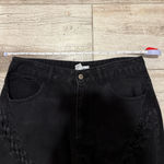 Forever 21 Wide Leg Black Tie Up Jeans Photo 3