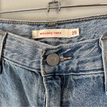 Levi's Premium High Loose Taper Jeans 29 Here To Stay Distressed Light Wash Photo 5