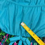 Handmade Vintage 1960's Psychedelic Neon Flower Maxi Dress. Photo 5