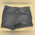 LuLaRoe  Boyfriend Black Denim Shorts Size 34 Photo 2