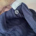 Susan Graver Cardigan Dress Women's LG Blue Sweater Liquid Knit Pockets Photo 8