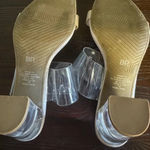 BP women’s clear nude block high Heel Sandal 11M NWOT summer spring party formal Photo 4