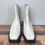 ALOHAS  shoes Women's EU 41 US 10 Cream White Ranch Western Boots Chelsea Leather Photo 2