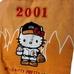 Hello Kitty Vintage 2001  Orange Hawks Baseball Kitty Mini Bag Purse Play Cond Photo 4