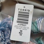 Torrid Sophie Chiffon Swing Cami in Harmonic Floral Formal Grey NWT Photo 7