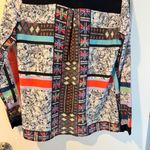 Clover Canyon  Long Sleeve Multi Colored Button Down Top Photo 3