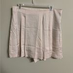 Banana Republic  Pleated Shorts Skort Size Large New Tan Silky Flowy Casual Photo 1