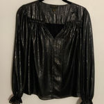 Current Air  Shimmering Black blouse size‎ xs Photo 0