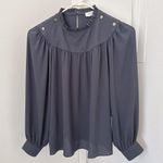 Loft  Poetic Romantic Baby Doll Blouse Top Career Casual All Seasons Photo 1