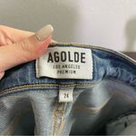 AGOLDE Sophie High-Rise Cropped Skinny Jeans with Chewed Hem Size 24 Photo 11