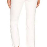 We The Free Free People Tapered Baggy Boyfriend Distressed White Jeans Sz 26 NEW Photo 5