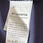 SheIn  Curve Peplum Top 0XL Navy Blue Flutter Sleeve Stretch‎ Photo 4