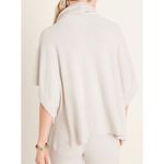 Barefoot Dreams  cozy chic cowl neck cream poncho sweater L/XL Photo 2