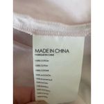 Club Monaco Women Top 4 Light Pink Off The Shoulder Short Tie Sleeve Cotton Photo 8