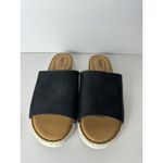 Born Womens 10M‎ Sandal Black 'Jill' Leather Slip Photo 2