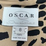 Oscar de la Renta 100% Camel Hair Tan Classic Pencil Skirt Women’s Size 8 Medium Photo 3