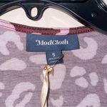 Modcloth  Animal Print Ruched Bust and Sleeves Midi Dress Size Small Photo 1