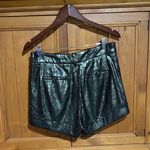 Diane Von Furstenberg  High Waist Green Shorts Photo 3
