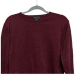 Elementz  Vintage Red Shimmer Holiday Long Sleeve Size Small Sweater Christmas Photo 1