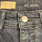 Pilcro  Mid Rise Dark Wash Slim Cropped Ankle Stretch Denim Jeans Size 26 Photo 3