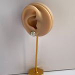 8mm Star Stud Earrings for Men Women Streetwear Punk Hip Hop Unisex Earrings Silver Photo 6