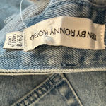 Torn By Ronny Kobo  Crystal Embellished Cutout Straight Leg Jeans – Size 29 NWOT Photo 3