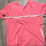 FIGS Coral V-Neck Short Sleeve Top Photo 8