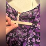 Free People NWOT  Nina Floral Sheer Blouse In Black Combo $138 MSRP Photo 2