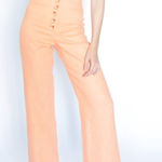 PALOMA WOOL Adeline Linen Pant Peach Sz 34 (US 2) Orange Photo 0