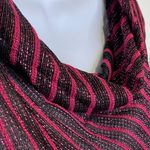 Stoplight Vintage Short Sleeve Cropped Striped Blouse Pink Black Elastic Waist S Photo 5