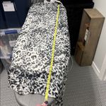 TDC Leopard Print High Neck Long Sleeve Knee Length Bodycon‎ Dress Size Large Black Photo 11