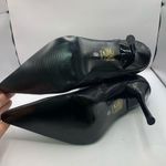 Vintage Leather Black Ankle Boots By Bakers 10B Designer Zipper Boots Y2K 90s Size 10 Photo 6
