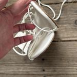 Women’s White Lulus Size 7 lace up Sandals Photo 4