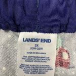 Lands End 2X Women Navy Red Plaid Camper Christmas Pajama Pants Lounge Sleepwear Blue Size undefined Photo 1